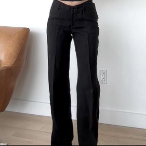 Dolce & Gabbana black light weight trousers (tall)